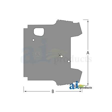 A & I Products Floor Mat 0" x0" x0" A-CFM480